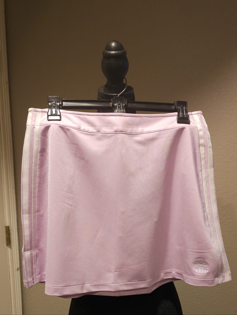 Adidas Pink Athletic Skirt with White Trefoil Accent